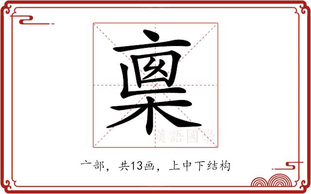 𠅺的部首