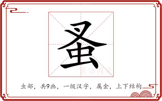蚤的部首