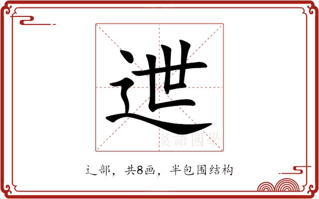 迣的部首